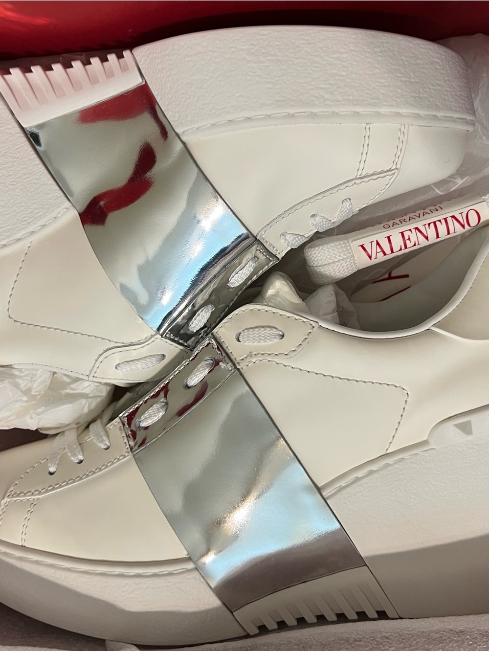 Valentino Garavani Open Disco Wedge Sneaker Size 39